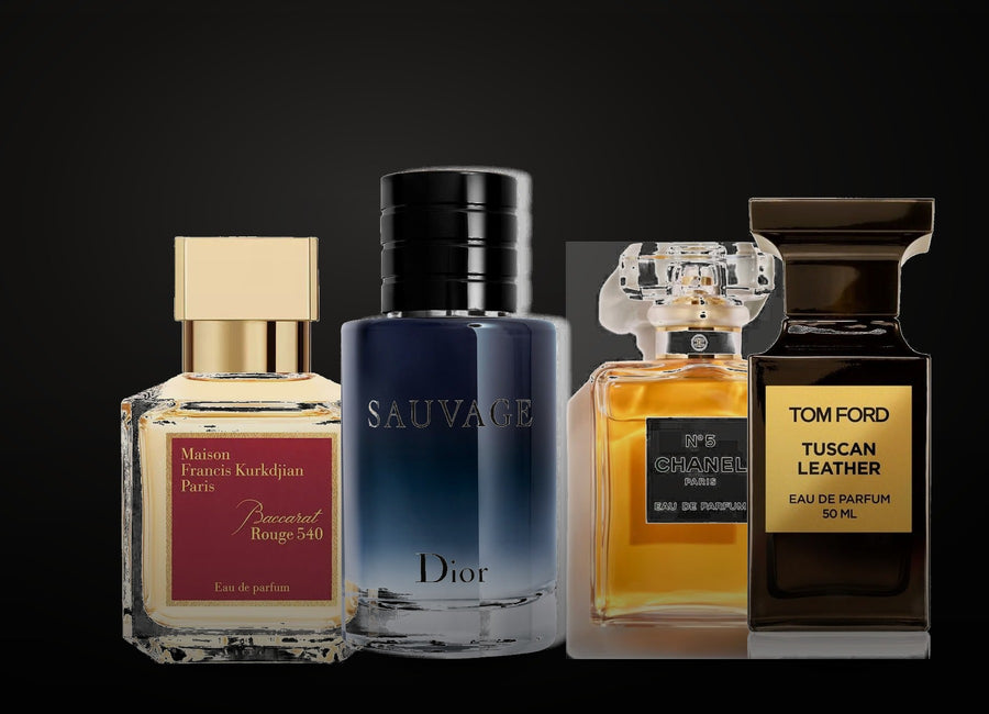 Colecție de parfumuri de lux - flacoane premium